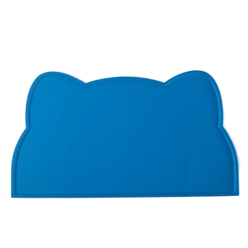 Anti-Slip Pet Silicone Feeding Mat Easy To Clean Dirty Resistant Cat Food Mat Washable Dog Cat Bowl Mat for Cats and Dogs