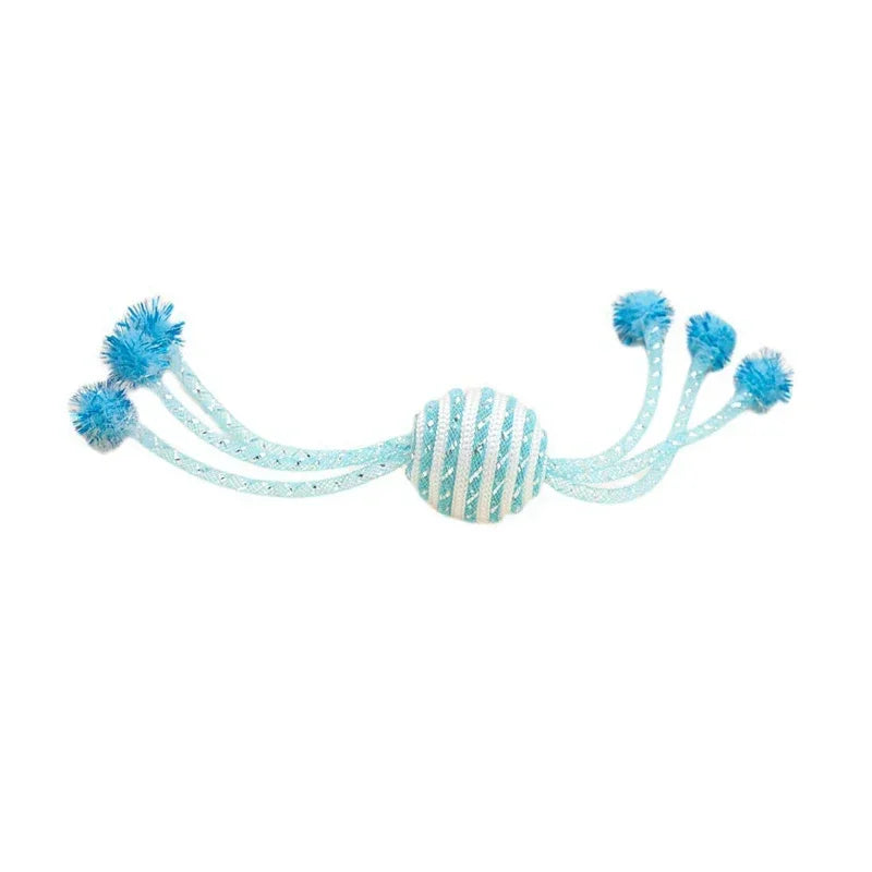 Interactive Cat Toy Ropes Ball Toys For Pet Dogs Kittens Teasing Bite-resistant Toys  gatos