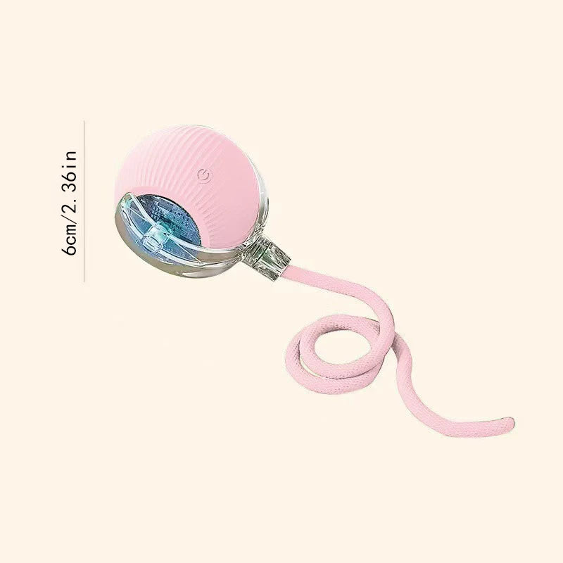 Smart Cat Toys Ball Automatic Interactive Pets Electric Rolling Teaser USB Rechargeable Kitty Moving Bouncing ball Birthday gift