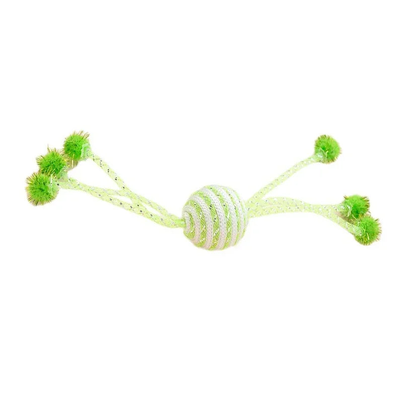 Interactive Cat Toy Ropes Ball Toys For Pet Dogs Kittens Teasing Bite-resistant Toys  gatos