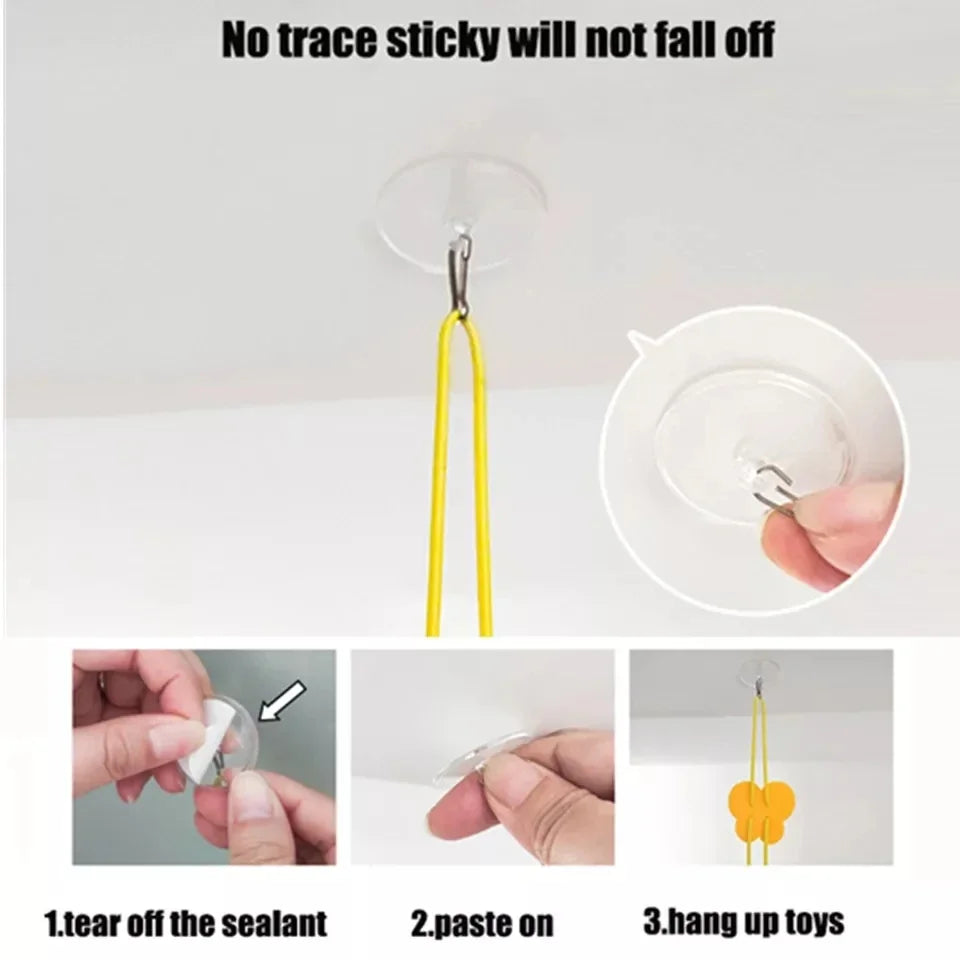 1/3/5pcs Pet Cat Interactive Toy Elastic Cat Scratch Rope Retractable Door Hanging Funny Toys Pet Playing Teaser Cat Supplies