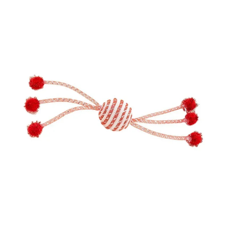 Interactive Cat Toy Ropes Ball Toys For Pet Dogs Kittens Teasing Bite-resistant Toys  gatos