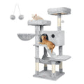 Feandrea scratching post Large Soft Cover Cat Tree For Large  Cats Ombré Brown White